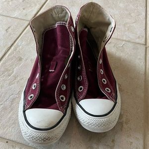 CONVERSE All Star High Top Maroon Size 7 Womens
